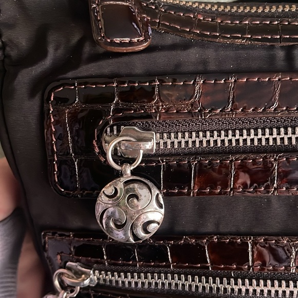 Black Crossbody Bag with Silver Accents - Picture 3 of 5